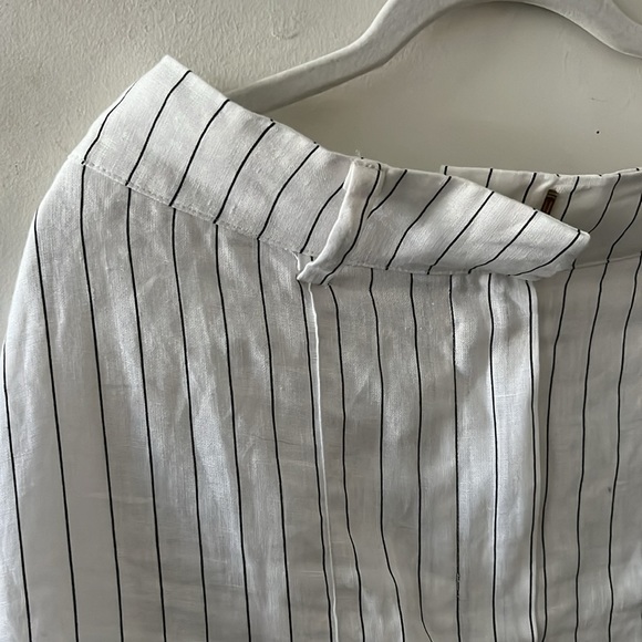 Dissh Linen Striped Maxi Skirt - Picture 4 of 6